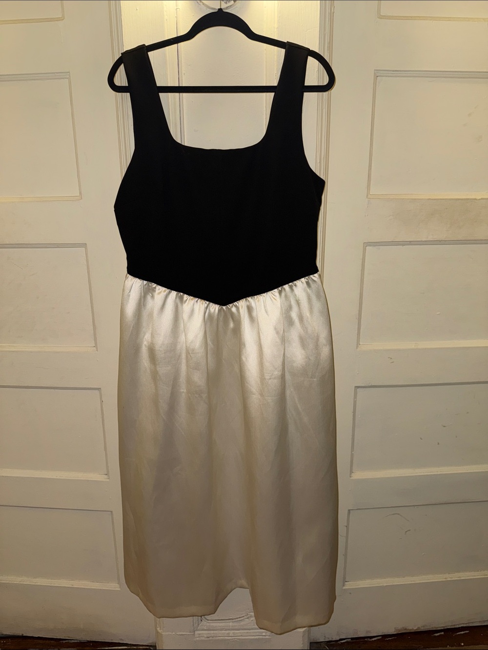 Black and Cream Dress